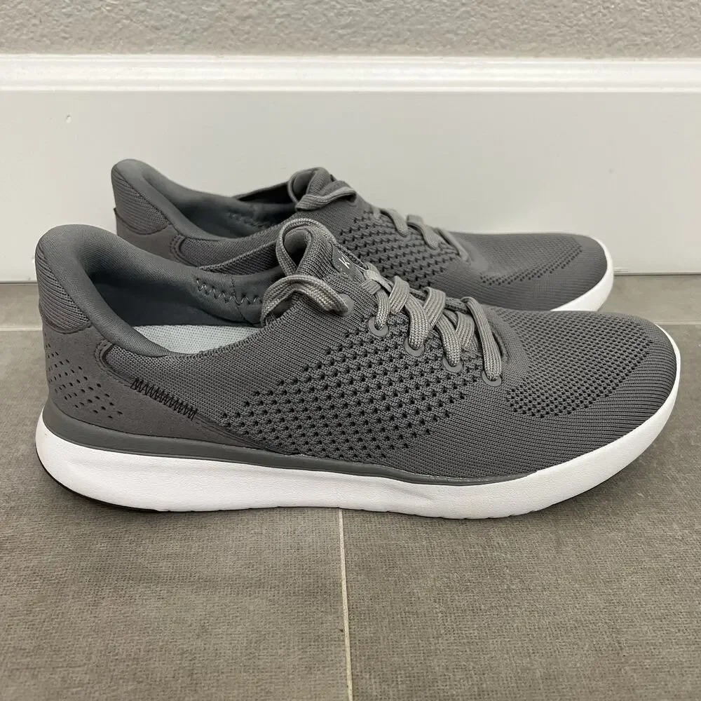 Kizik Lima Mens 7.5/Womens 9 Gray Hands Free Comfort Sneaker Casual Shoes